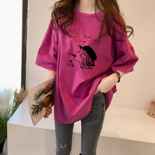 Load image into Gallery viewer, summer new graphic tees women T-shirts