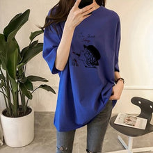Load image into Gallery viewer, summer new graphic tees women T-shirts